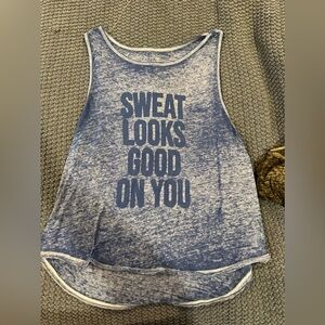 Light weight work out tank